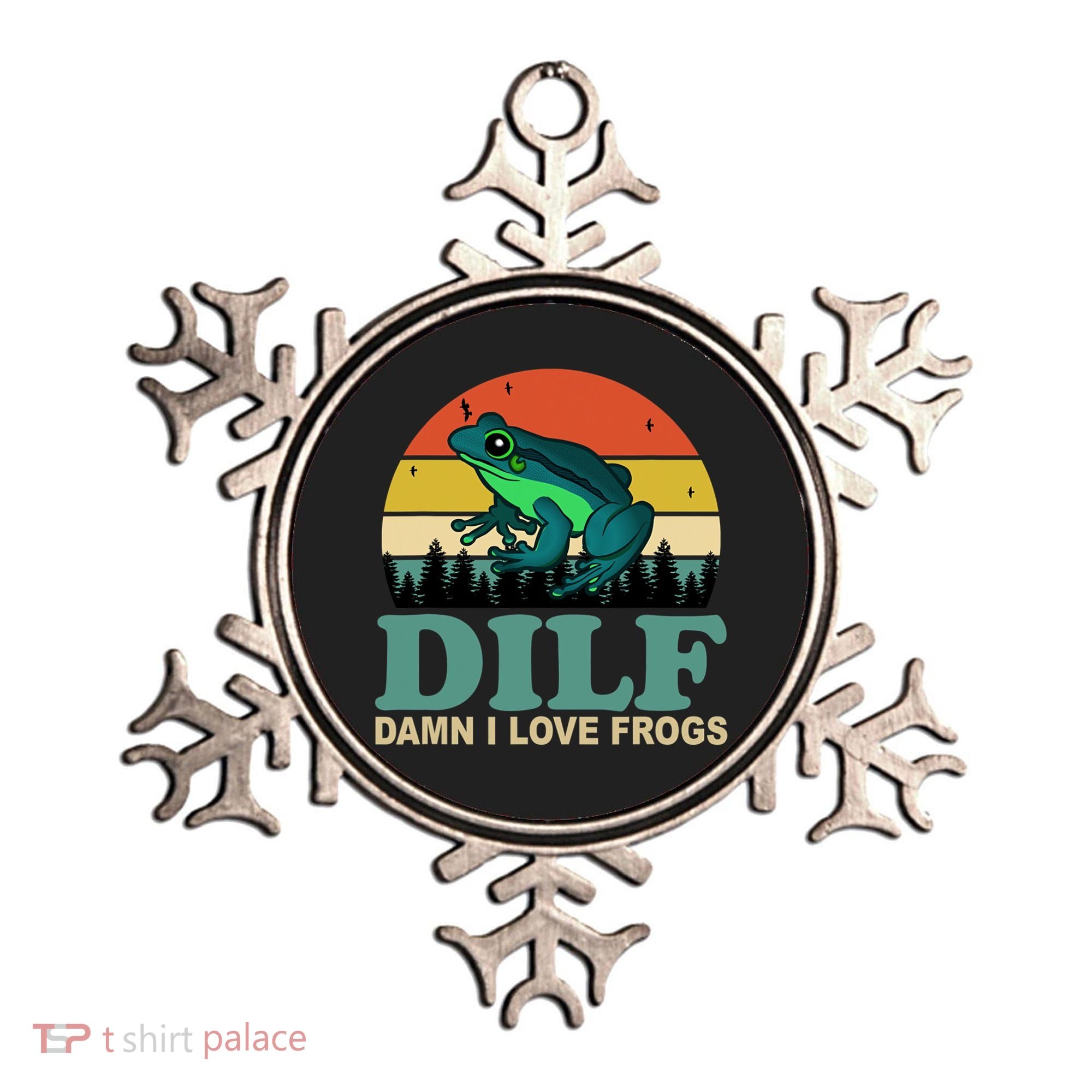 DILF Damn I Love Frogs Ornament