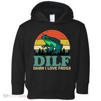 DILF Damn I Love Frogs Toddler Hoodie thumb 0