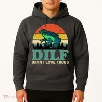 DILF Damn I Love Frogs Hoodie thumb 2