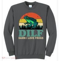 DILF Damn I Love Frogs Sweatshirt thumb 0