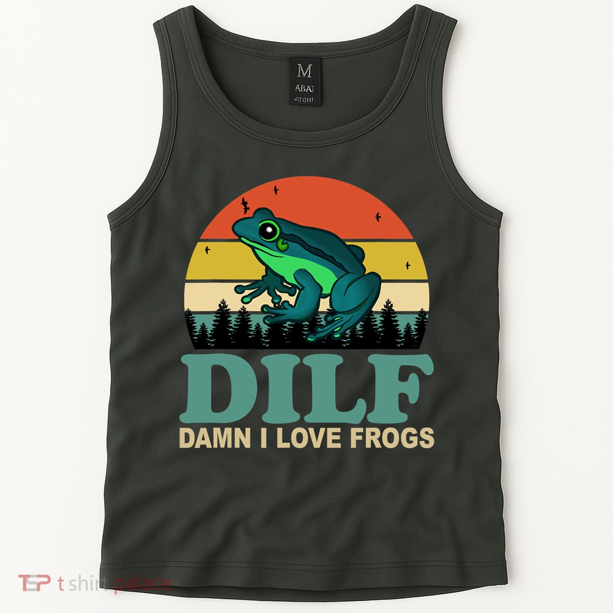 DILF Damn I Love Frogs Tank Top