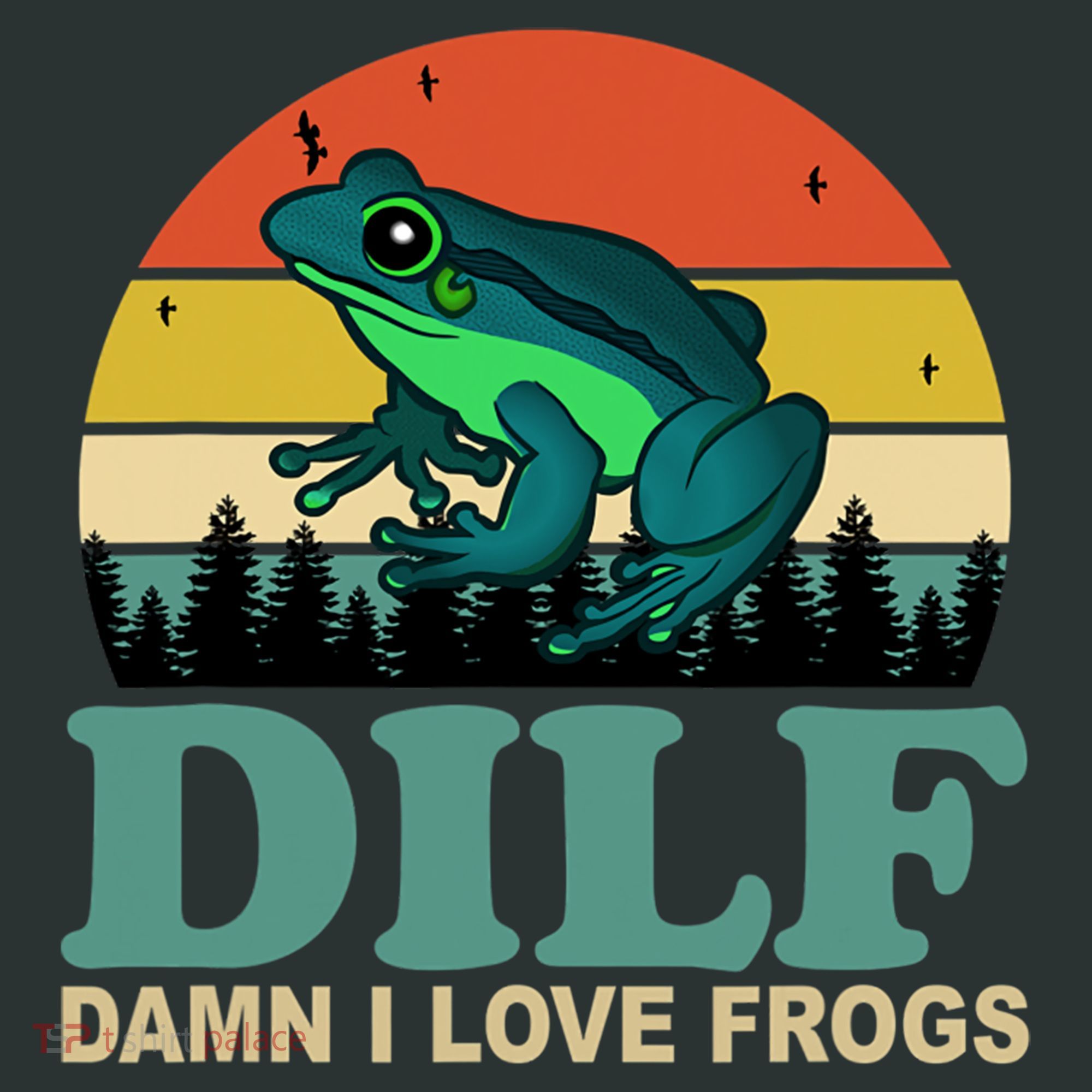 DILF Damn I Love Frogs Tank Top