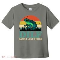 DILF Damn I Love Frogs Toddler T-Shirt thumb 0