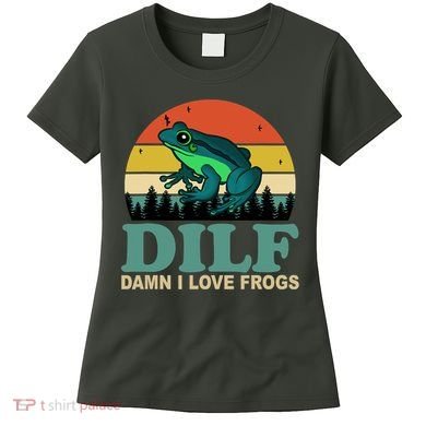 DILF Damn I Love Frogs Women's T-Shirt