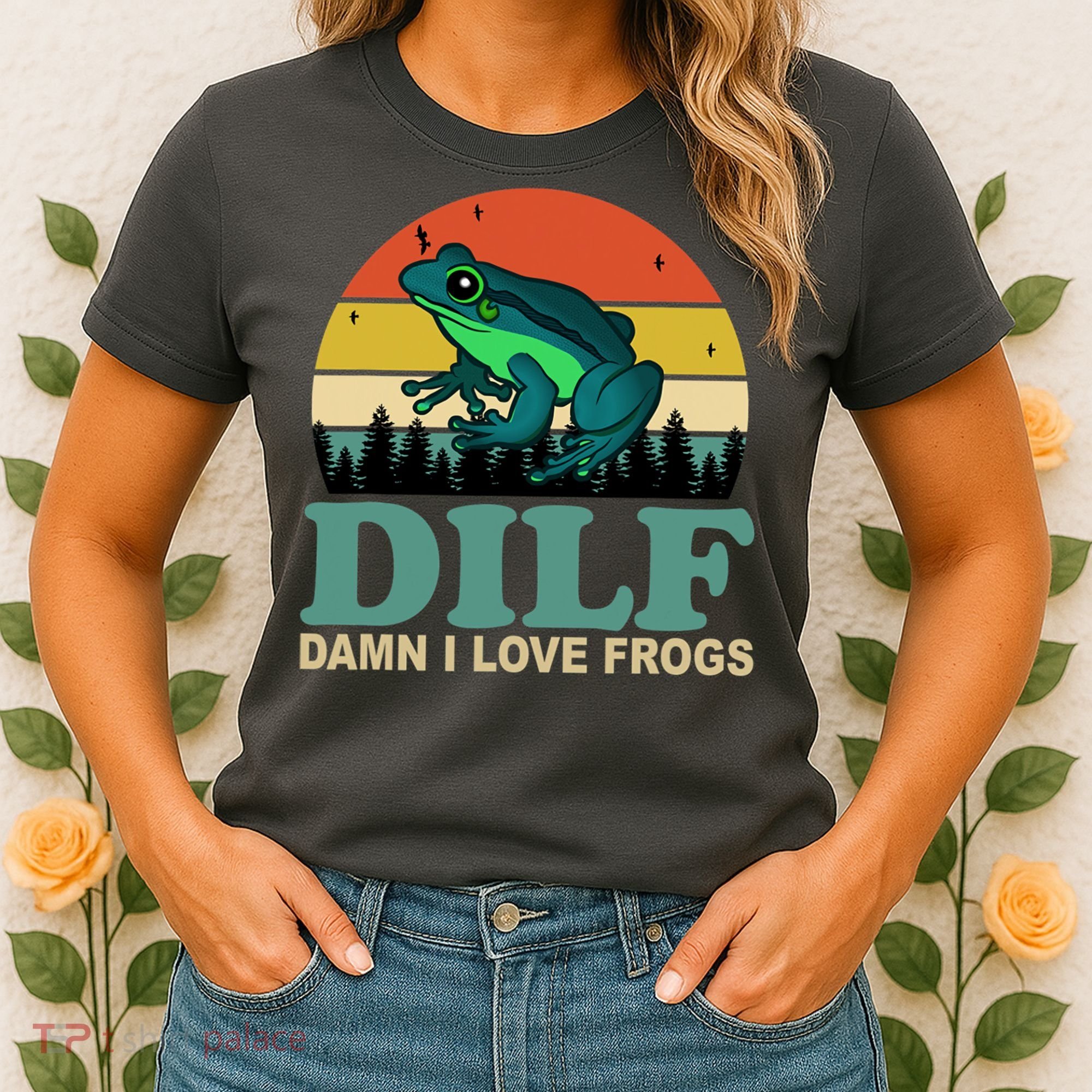 DILF Damn I Love Frogs Women's T-Shirt