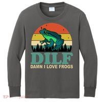 DILF Damn I Love Frogs Kids Long Sleeve Shirt thumb 0
