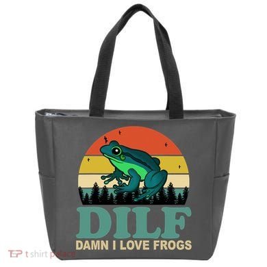 DILF Damn I Love Frogs Tote Bag
