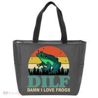 DILF Damn I Love Frogs Tote Bag thumb 0