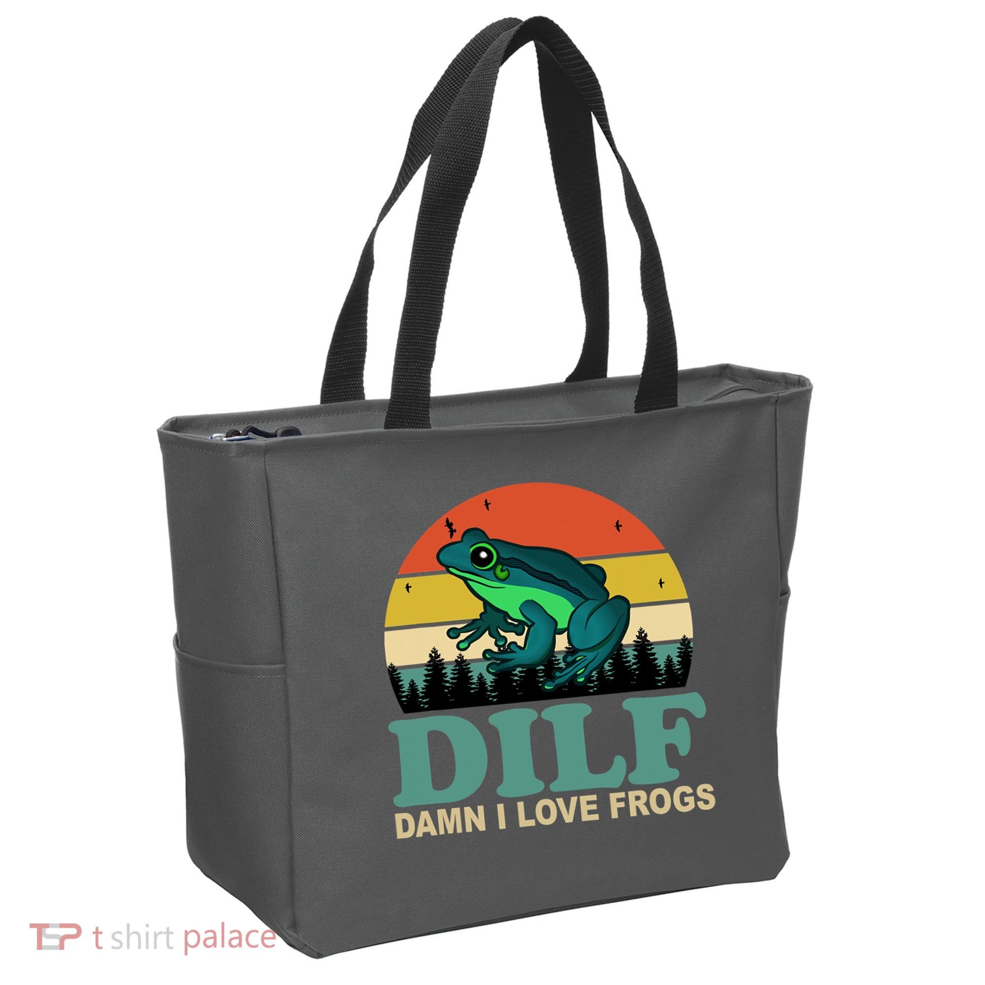 DILF Damn I Love Frogs Tote Bag