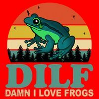 DILF Damn I Love Frogs Santa Hat thumb 1