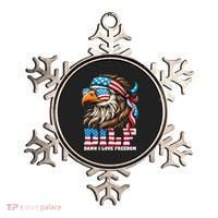 Dilf Damn I Love Freedom Eagle Mullet Funny 4th Of July Ornament thumb 0