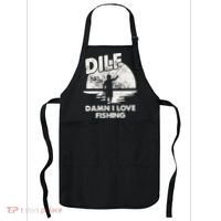 Dilf Damn I Love Fishing Apron thumb 0