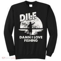 Dilf Damn I Love Fishing Sweatshirt thumb 0