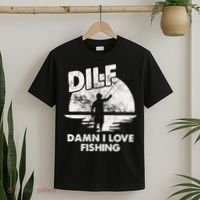 Dilf Damn I Love Fishing T-Shirt thumb 2
