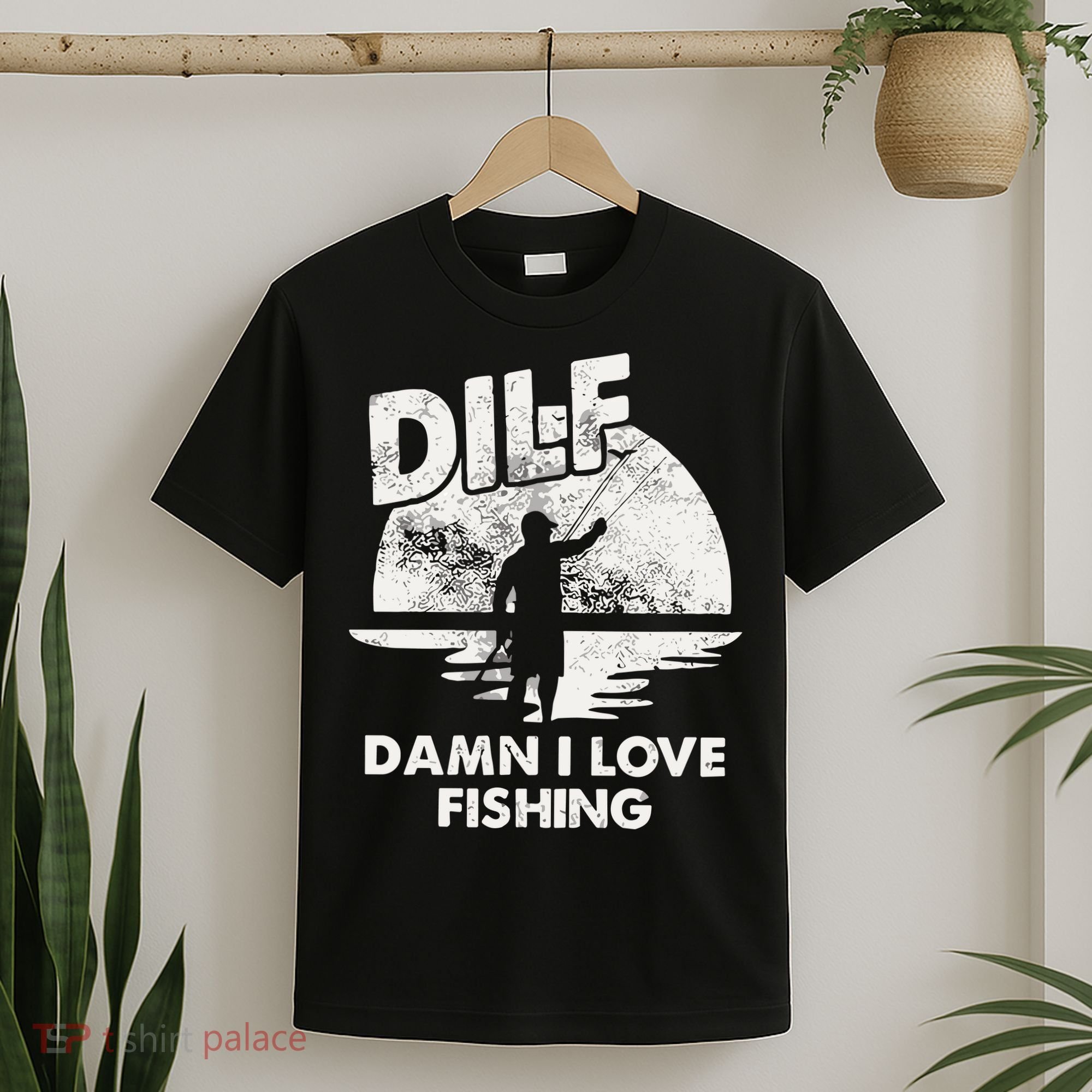 Dilf Damn I Love Fishing T-Shirt