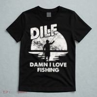 Dilf Damn I Love Fishing T-Shirt thumb 5