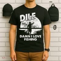 Dilf Damn I Love Fishing T-Shirt thumb 6