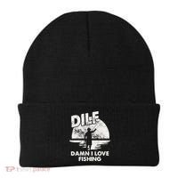 Dilf Damn I Love Fishing Beanie thumb 0