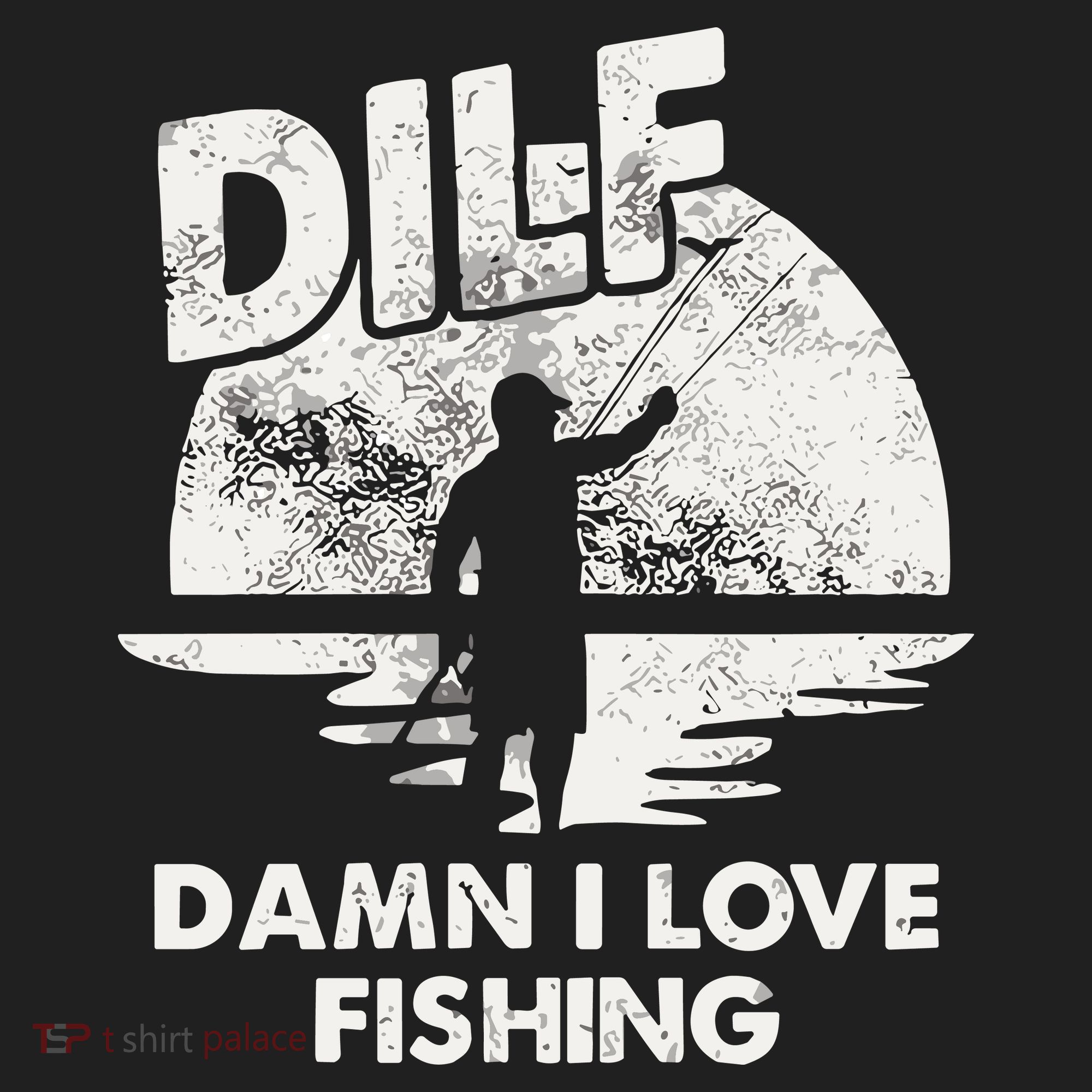 Dilf Damn I Love Fishing Beanie