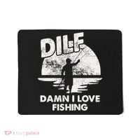 Dilf Damn I Love Fishing Mousepad thumb 0