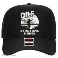 Dilf Damn I Love Fishing Hat thumb 0