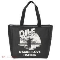 Dilf Damn I Love Fishing Tote Bag thumb 0