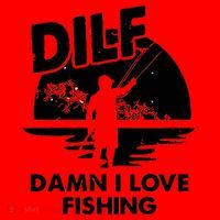 Dilf Damn I Love Fishing Santa Hat thumb 1