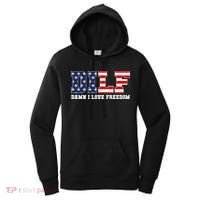 DILF Damn I Love Freedom Funny Patriotic 4th Of July Women's Hoodie thumb 0