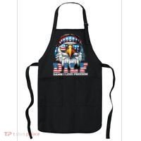 Dilf Damn I Love Freedom Eagle Funny Patriotic 4th Of July Apron thumb 0