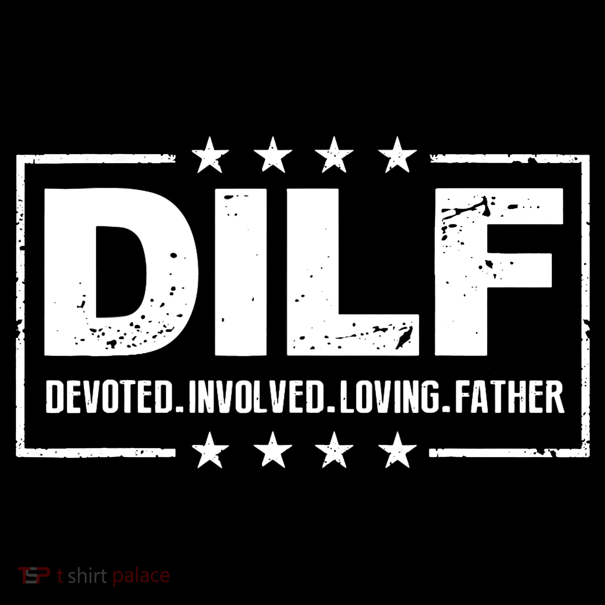 DILF Devoted Involved Loving Father Dad Papa Women's Long Sleeve Shirt
