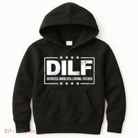 DILF Devoted Involved Loving Father Dad Papa Kids Hoodie thumb 0