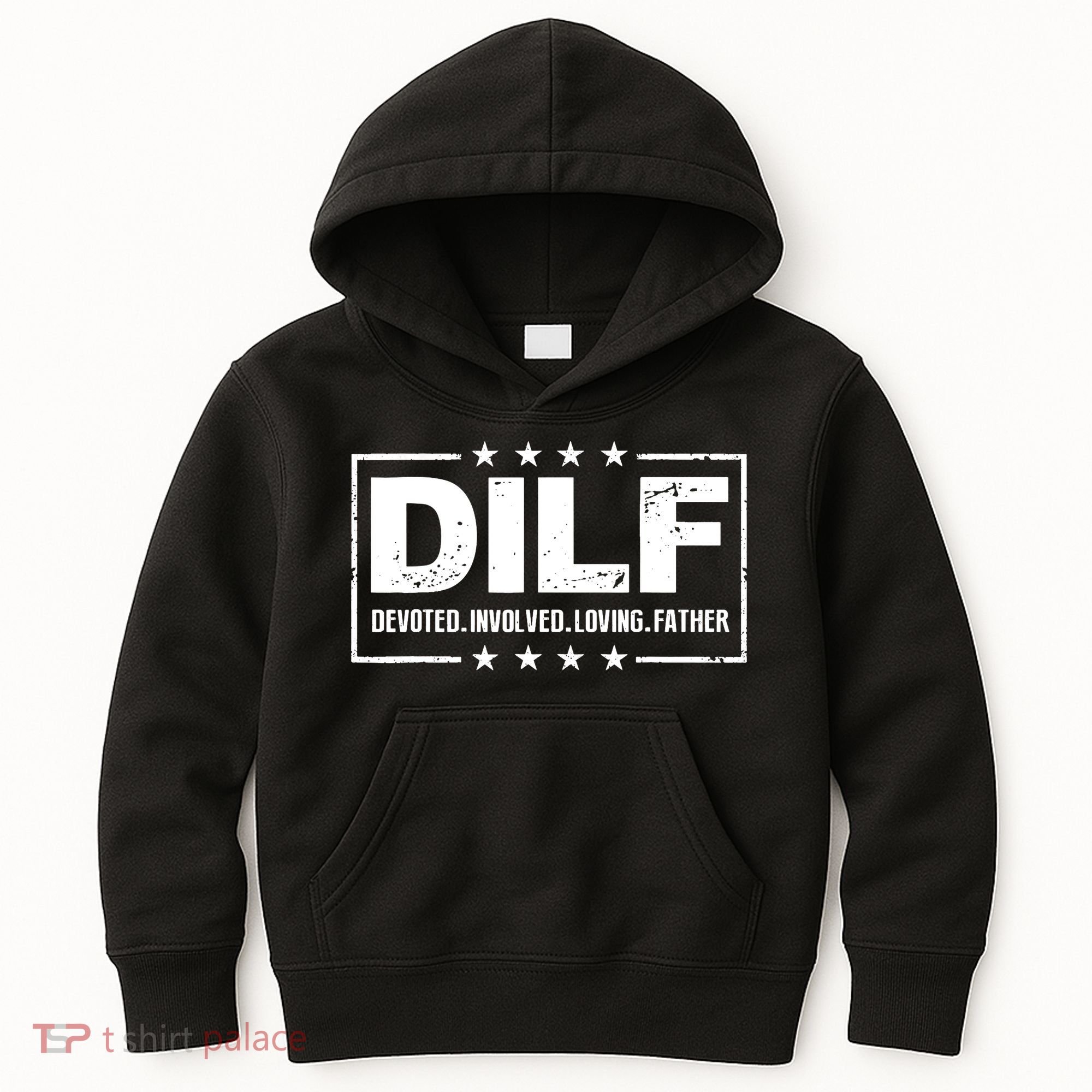 DILF Devoted Involved Loving Father Dad Papa Kids Hoodie