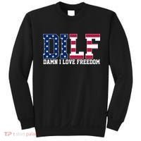 DILF Damn I Love Freedom USA Sweatshirt thumb 0