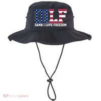 DILF Damn I Love Freedom USA Bucket Hat thumb 0