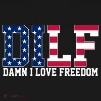 DILF Damn I Love Freedom USA Women's Hoodie thumb 2