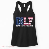 DILF Damn I Love Freedom USA Women's Tank Top thumb 0