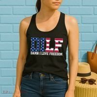 DILF Damn I Love Freedom USA Women's Tank Top thumb 2