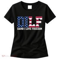 DILF Damn I Love Freedom USA Women's T-Shirt thumb 0