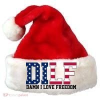 DILF Damn I Love Freedom USA Santa Hat thumb 0