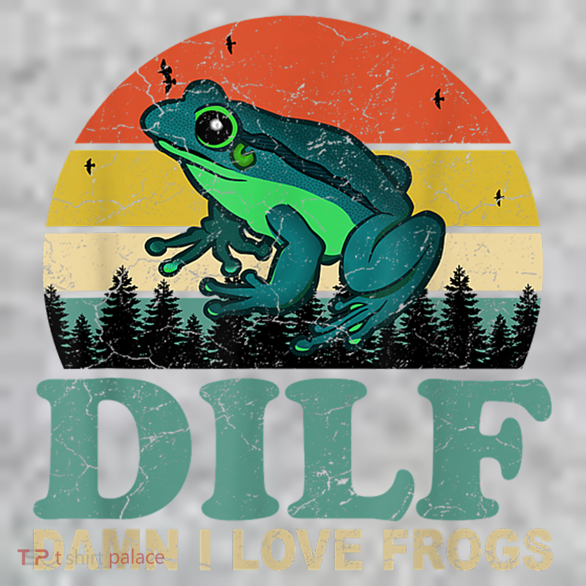 Dilf Damn I Love Frogs Long Sleeve Shirt
