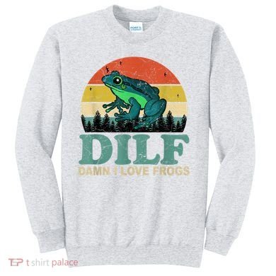 Dilf Damn I Love Frogs Sweatshirt