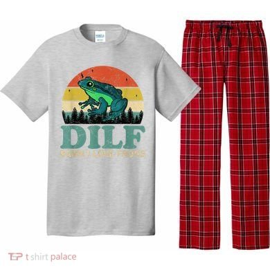Dilf Damn I Love Frogs Pajama Set