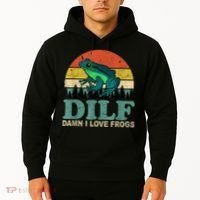 Dilf Damn I Love Frogs Hoodie thumb 2