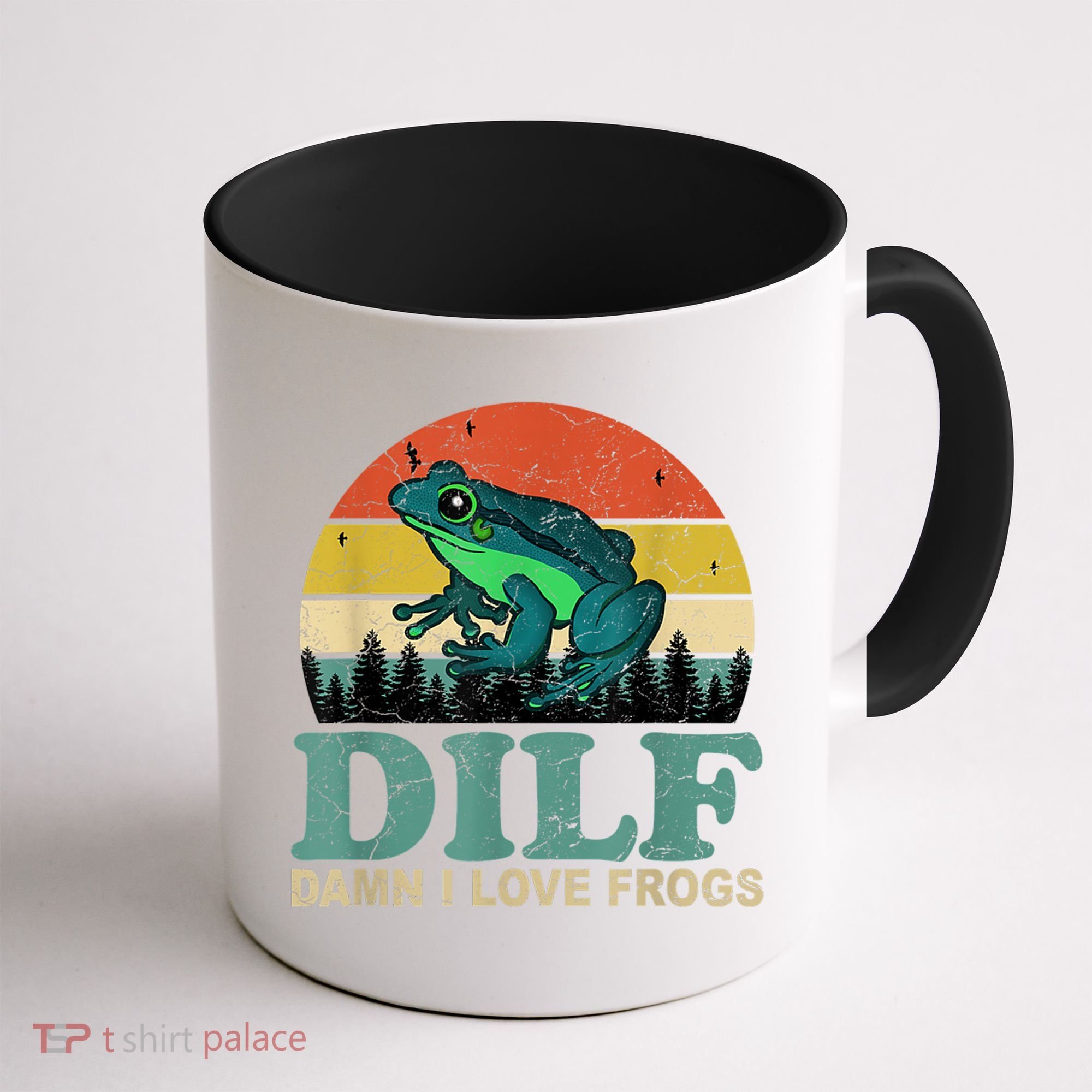 Dilf Damn I Love Frogs Coffee Mug