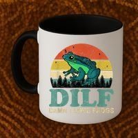 Dilf Damn I Love Frogs Coffee Mug thumb 2