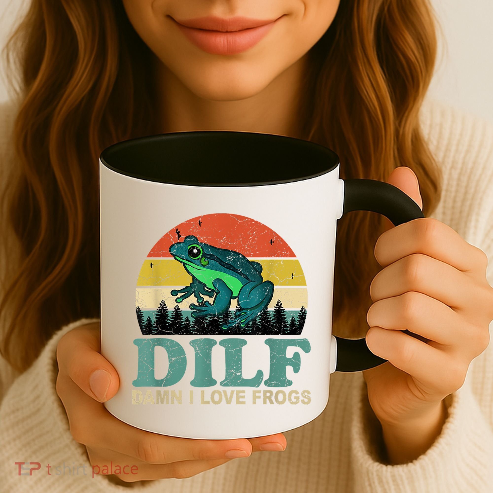 Dilf Damn I Love Frogs Coffee Mug