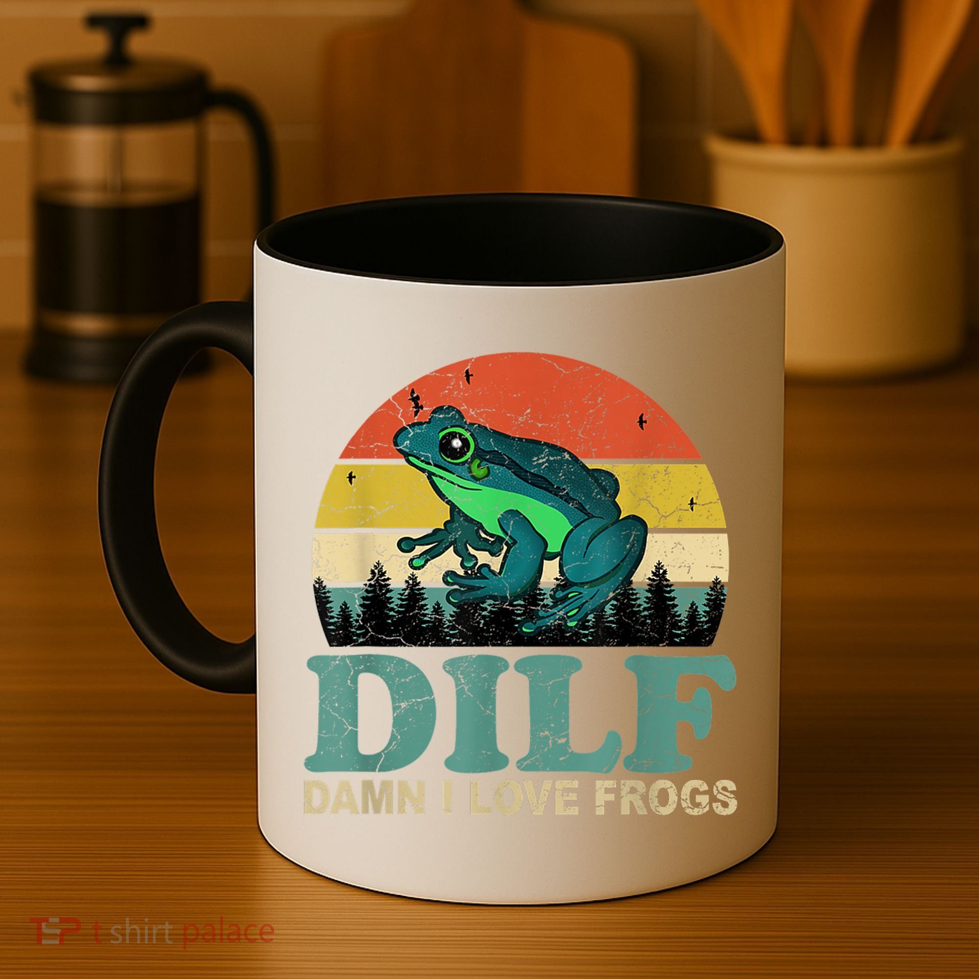 Dilf Damn I Love Frogs Coffee Mug