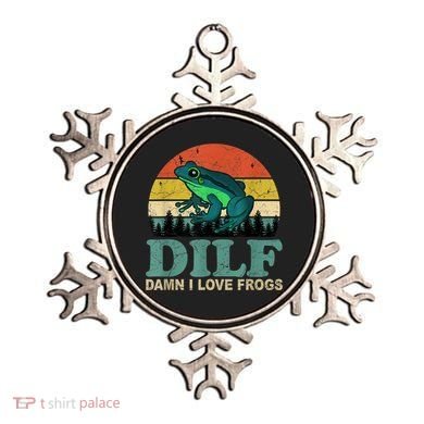Dilf Damn I Love Frogs Ornament