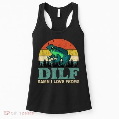 Dilf Damn I Love Frogs Women's Tank Top