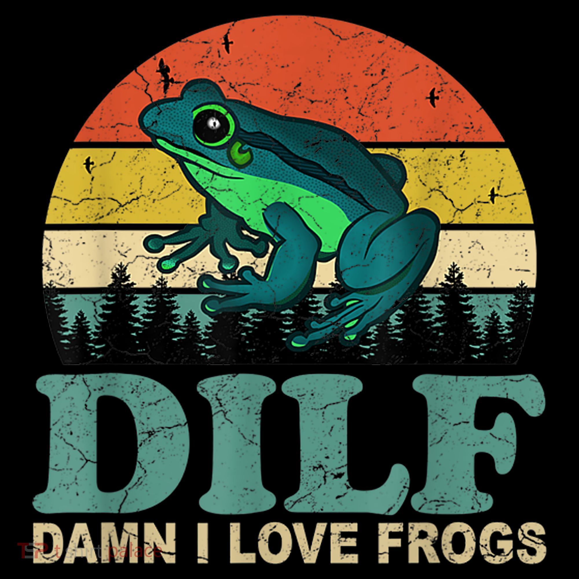 Dilf Damn I Love Frogs Women's Tank Top
